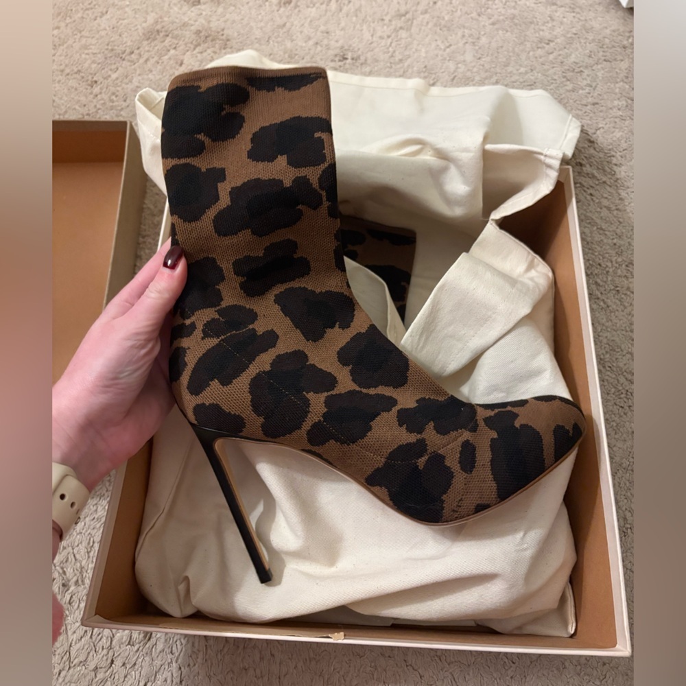 Francesco Russo Women's Brown Ankle Boots Textile Fibers Size 39 Nwts — image 8 of 8